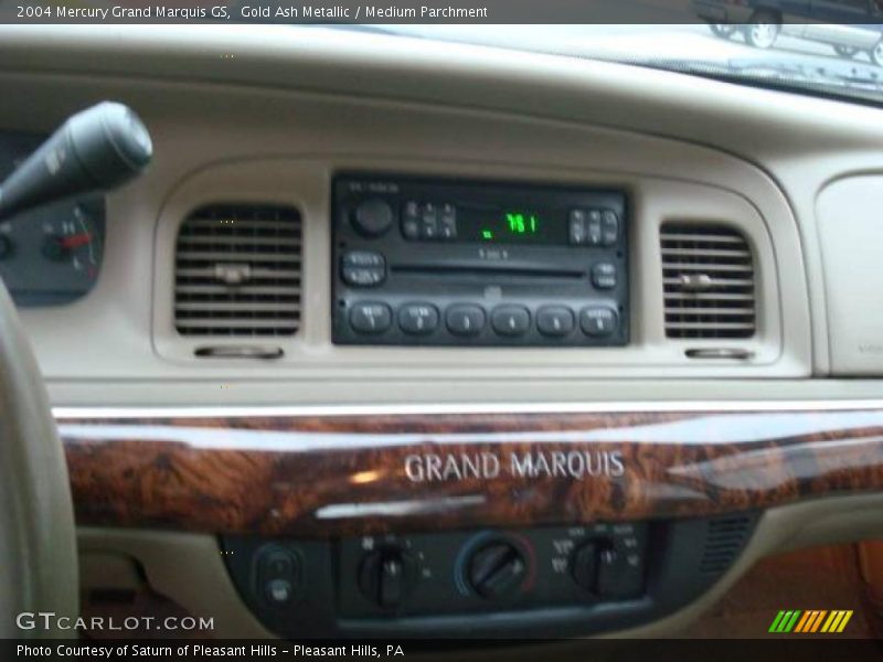Gold Ash Metallic / Medium Parchment 2004 Mercury Grand Marquis GS
