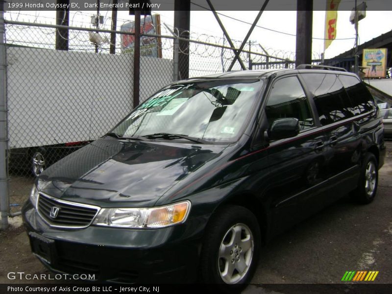 Dark Emerald Pearl / Ivory 1999 Honda Odyssey EX