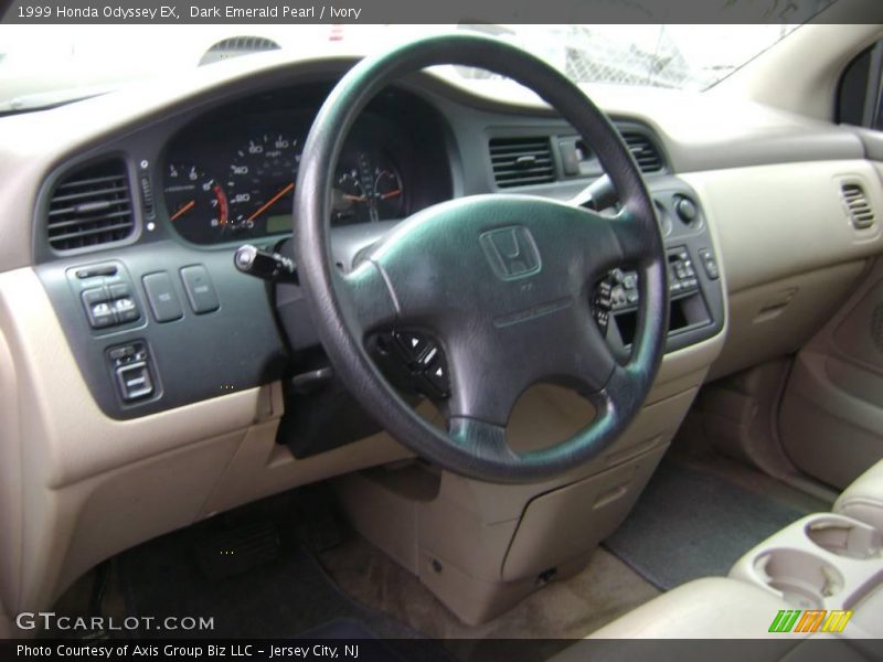 Dark Emerald Pearl / Ivory 1999 Honda Odyssey EX