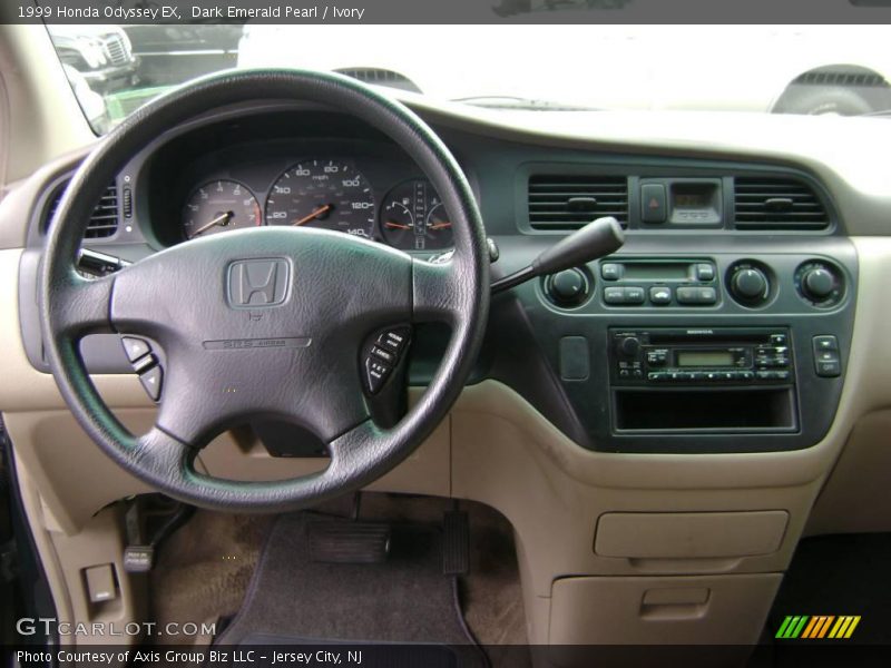 Dark Emerald Pearl / Ivory 1999 Honda Odyssey EX