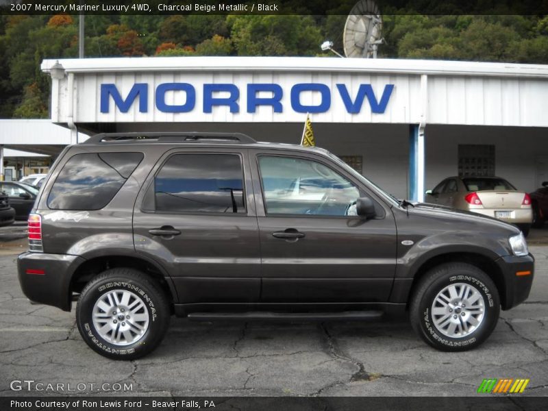 Charcoal Beige Metallic / Black 2007 Mercury Mariner Luxury 4WD