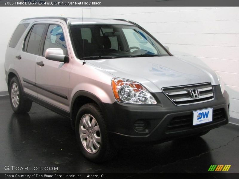Satin Silver Metallic / Black 2005 Honda CR-V EX 4WD