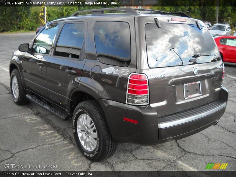 Charcoal Beige Metallic / Black 2007 Mercury Mariner Luxury 4WD