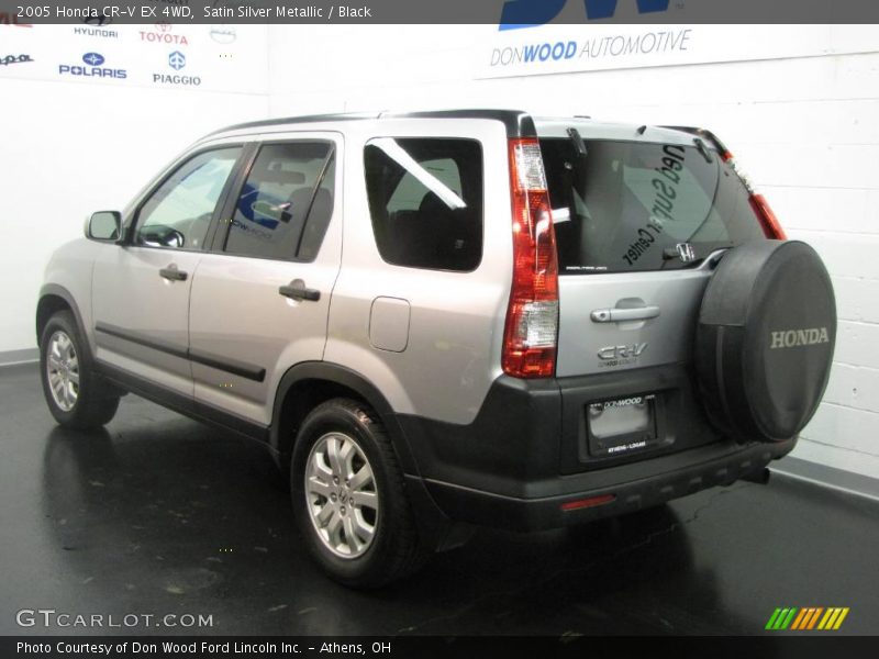 Satin Silver Metallic / Black 2005 Honda CR-V EX 4WD