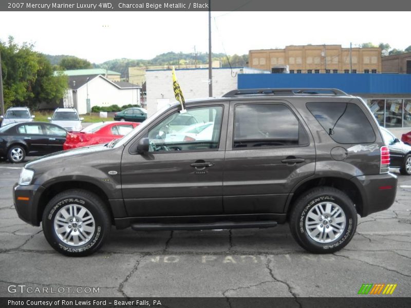 Charcoal Beige Metallic / Black 2007 Mercury Mariner Luxury 4WD