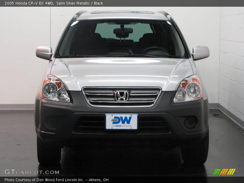 Satin Silver Metallic / Black 2005 Honda CR-V EX 4WD