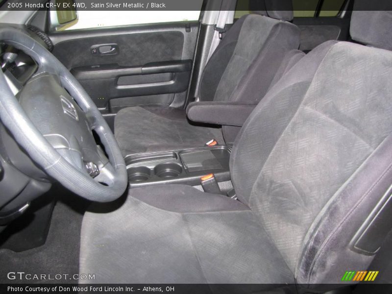 Satin Silver Metallic / Black 2005 Honda CR-V EX 4WD
