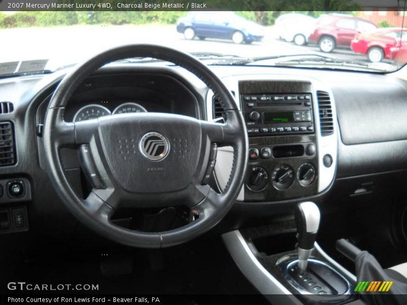 Charcoal Beige Metallic / Black 2007 Mercury Mariner Luxury 4WD