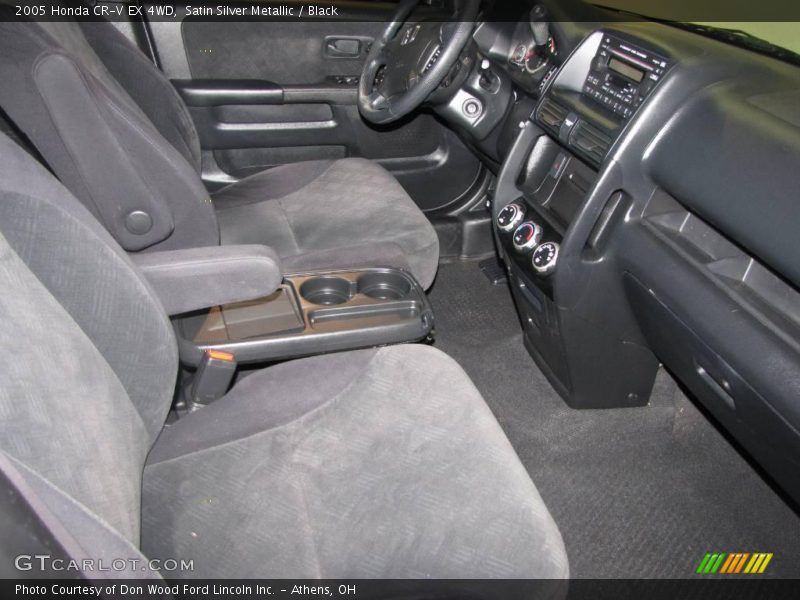 Satin Silver Metallic / Black 2005 Honda CR-V EX 4WD