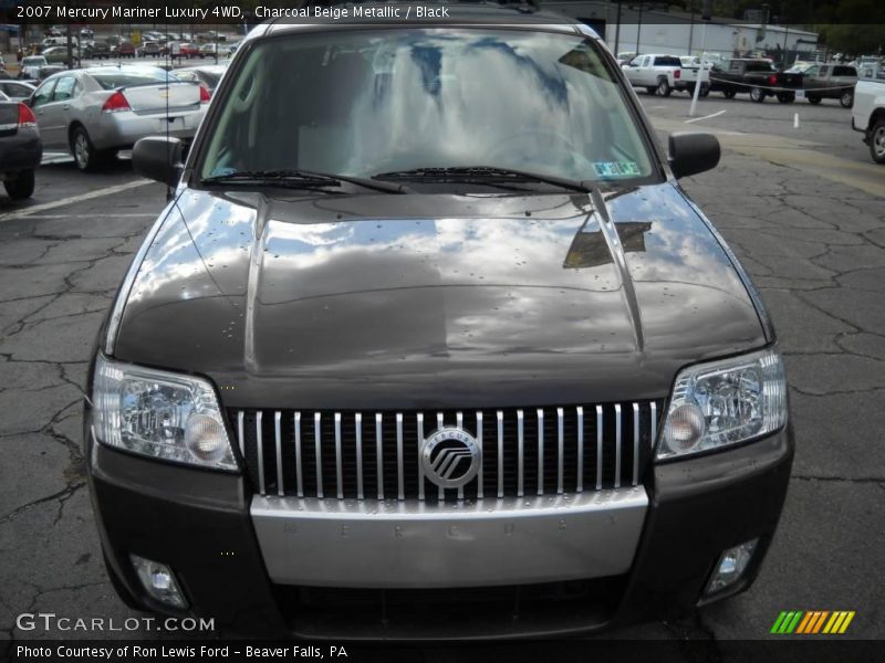 Charcoal Beige Metallic / Black 2007 Mercury Mariner Luxury 4WD