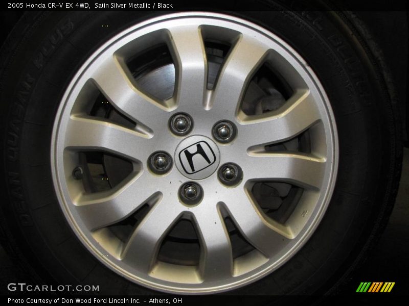 Satin Silver Metallic / Black 2005 Honda CR-V EX 4WD