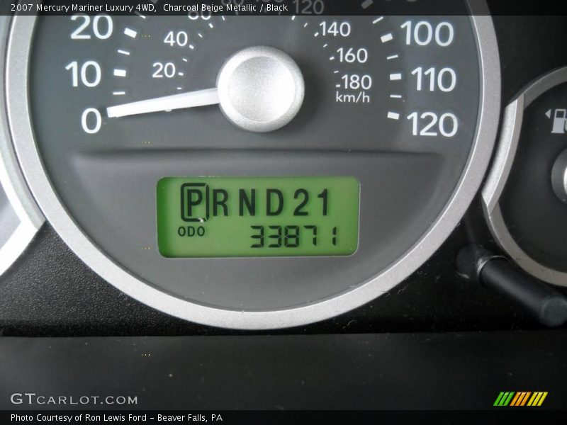 Charcoal Beige Metallic / Black 2007 Mercury Mariner Luxury 4WD