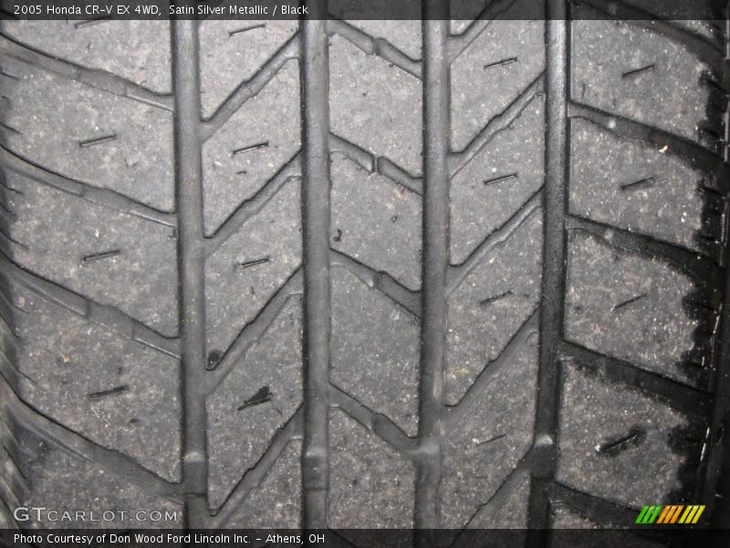 Satin Silver Metallic / Black 2005 Honda CR-V EX 4WD