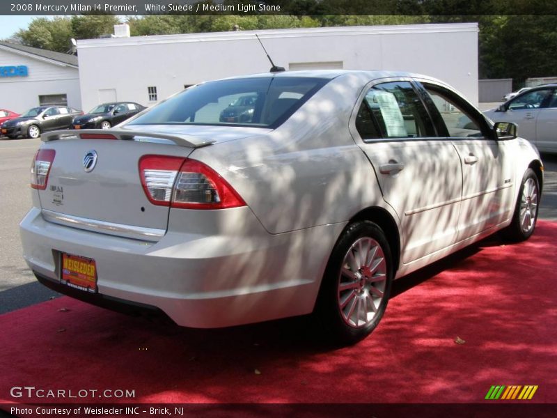 White Suede / Medium Light Stone 2008 Mercury Milan I4 Premier