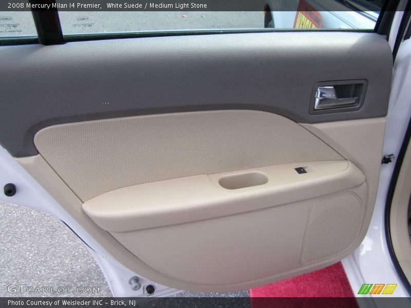 White Suede / Medium Light Stone 2008 Mercury Milan I4 Premier