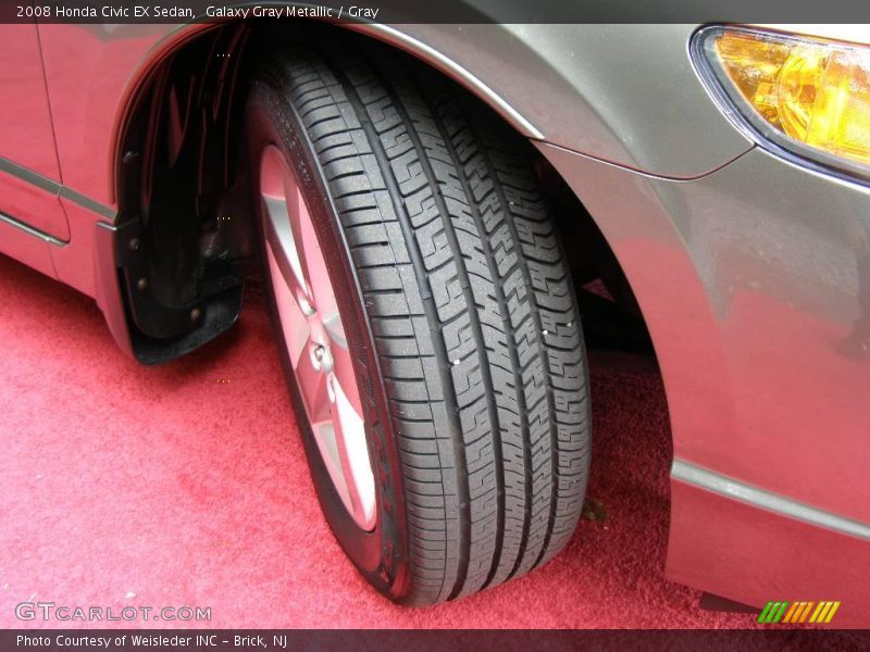 Galaxy Gray Metallic / Gray 2008 Honda Civic EX Sedan