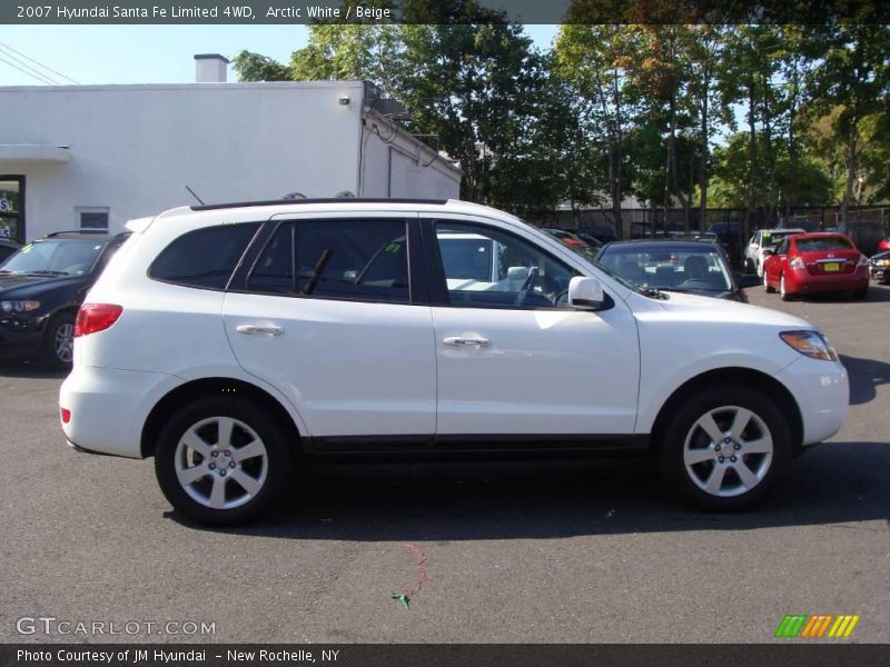 Arctic White / Beige 2007 Hyundai Santa Fe Limited 4WD