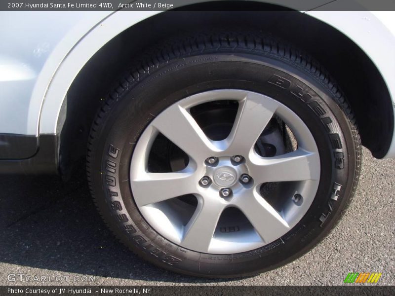 Arctic White / Beige 2007 Hyundai Santa Fe Limited 4WD