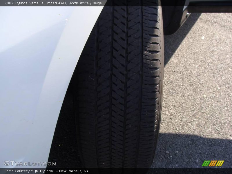Arctic White / Beige 2007 Hyundai Santa Fe Limited 4WD