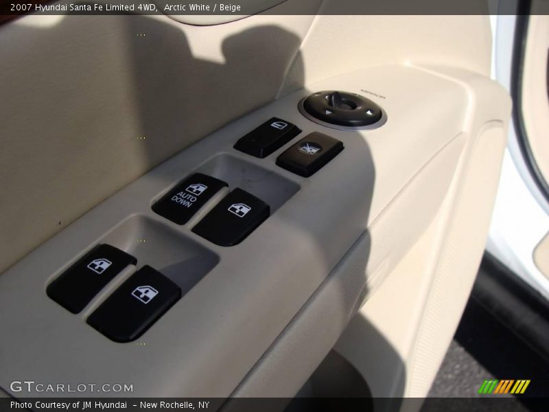 Arctic White / Beige 2007 Hyundai Santa Fe Limited 4WD