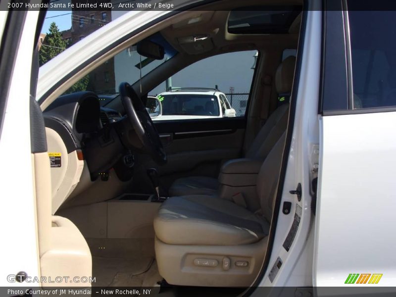 Arctic White / Beige 2007 Hyundai Santa Fe Limited 4WD