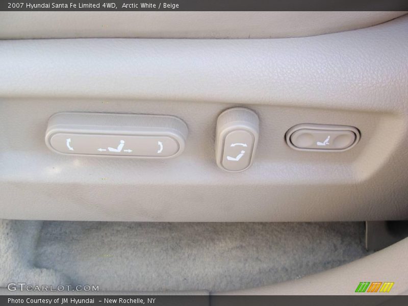 Arctic White / Beige 2007 Hyundai Santa Fe Limited 4WD