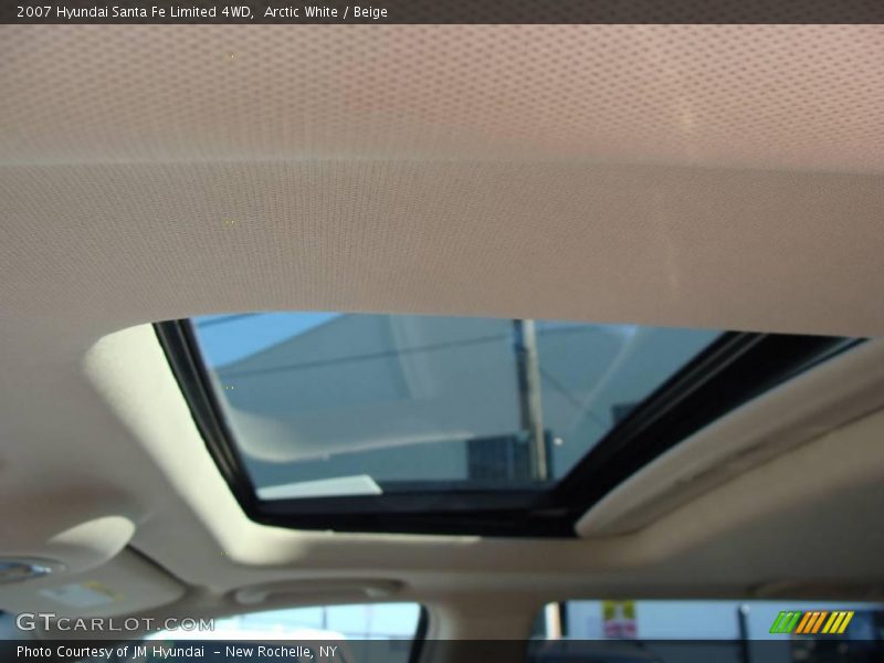 Arctic White / Beige 2007 Hyundai Santa Fe Limited 4WD