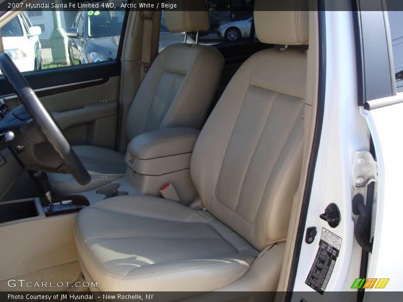 Arctic White / Beige 2007 Hyundai Santa Fe Limited 4WD