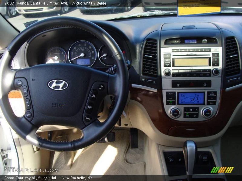 Arctic White / Beige 2007 Hyundai Santa Fe Limited 4WD