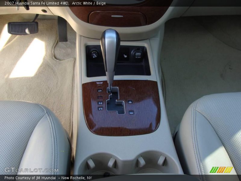 Arctic White / Beige 2007 Hyundai Santa Fe Limited 4WD