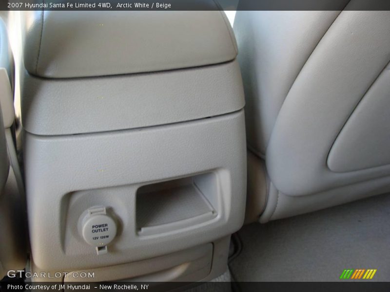 Arctic White / Beige 2007 Hyundai Santa Fe Limited 4WD