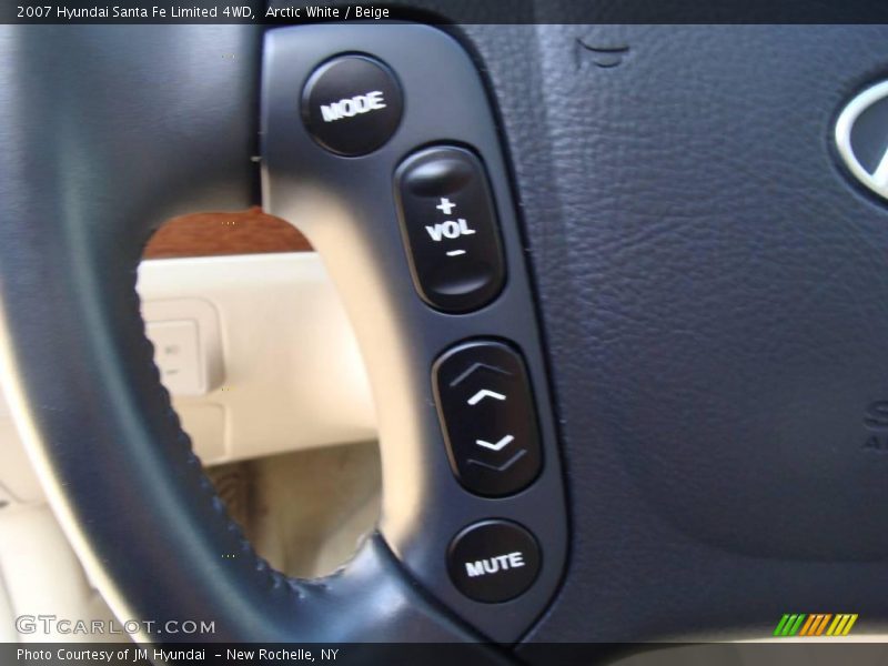 Arctic White / Beige 2007 Hyundai Santa Fe Limited 4WD
