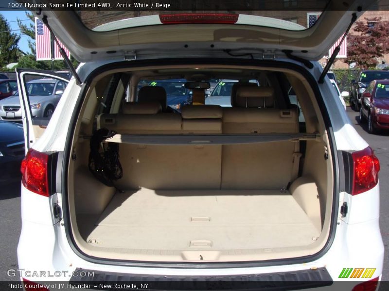 Arctic White / Beige 2007 Hyundai Santa Fe Limited 4WD