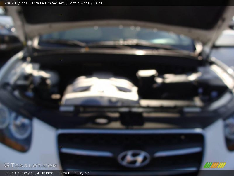 Arctic White / Beige 2007 Hyundai Santa Fe Limited 4WD