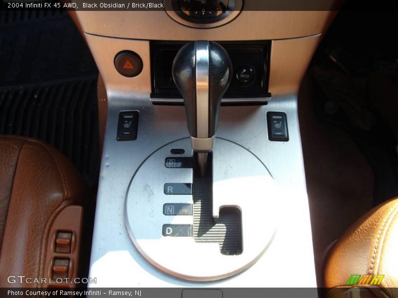 Black Obsidian / Brick/Black 2004 Infiniti FX 45 AWD