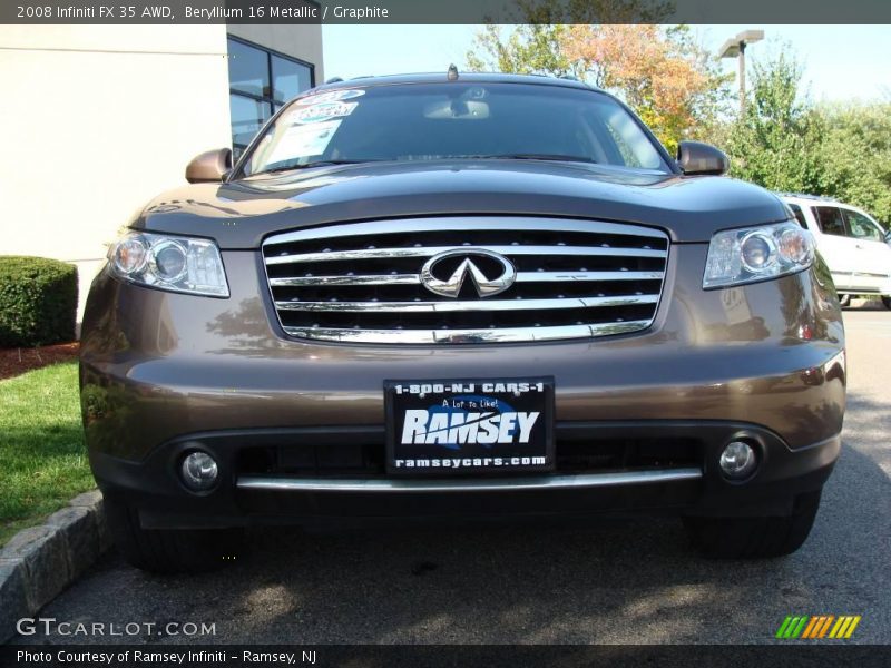 Beryllium 16 Metallic / Graphite 2008 Infiniti FX 35 AWD