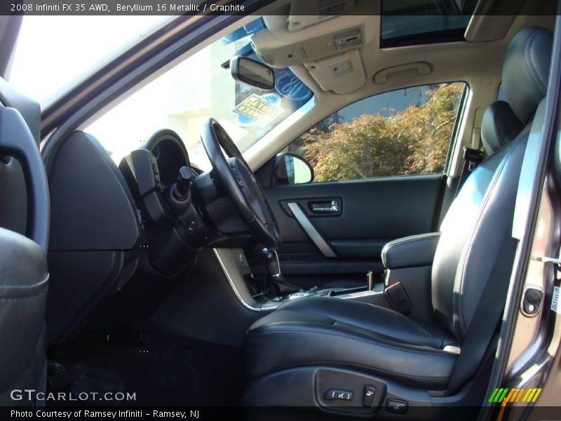 Beryllium 16 Metallic / Graphite 2008 Infiniti FX 35 AWD