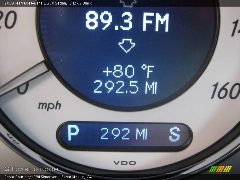 Black / Black 2009 Mercedes-Benz E 350 Sedan