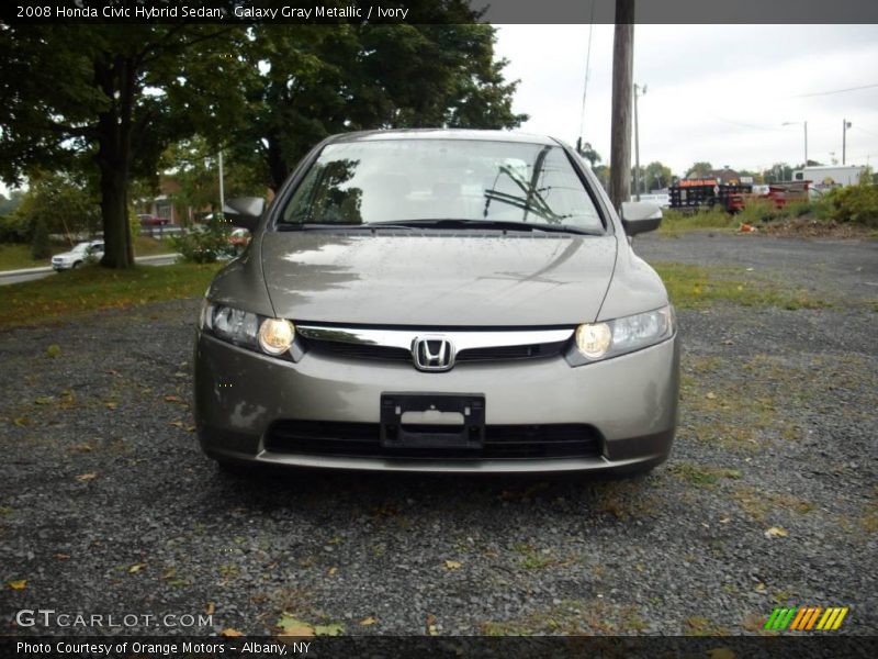 Galaxy Gray Metallic / Ivory 2008 Honda Civic Hybrid Sedan