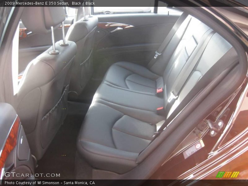 Black / Black 2009 Mercedes-Benz E 350 Sedan