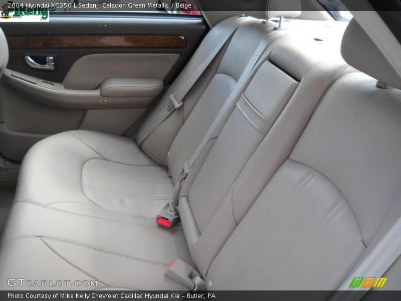 Celadon Green Metallic / Beige 2004 Hyundai XG350 L Sedan