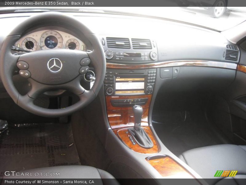 Black / Black 2009 Mercedes-Benz E 350 Sedan