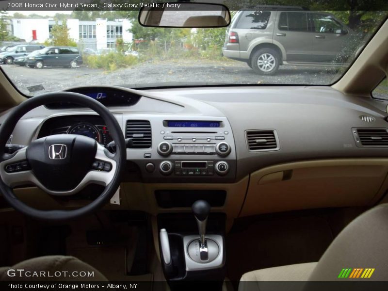Galaxy Gray Metallic / Ivory 2008 Honda Civic Hybrid Sedan