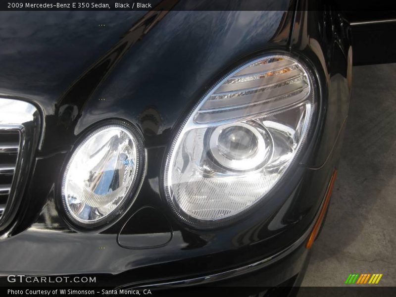 Black / Black 2009 Mercedes-Benz E 350 Sedan