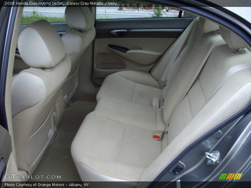 Galaxy Gray Metallic / Ivory 2008 Honda Civic Hybrid Sedan