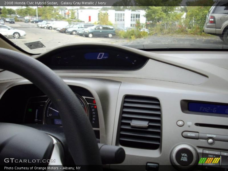 Galaxy Gray Metallic / Ivory 2008 Honda Civic Hybrid Sedan