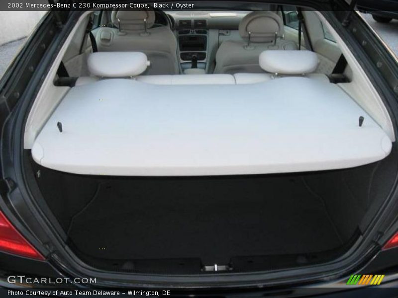 Black / Oyster 2002 Mercedes-Benz C 230 Kompressor Coupe