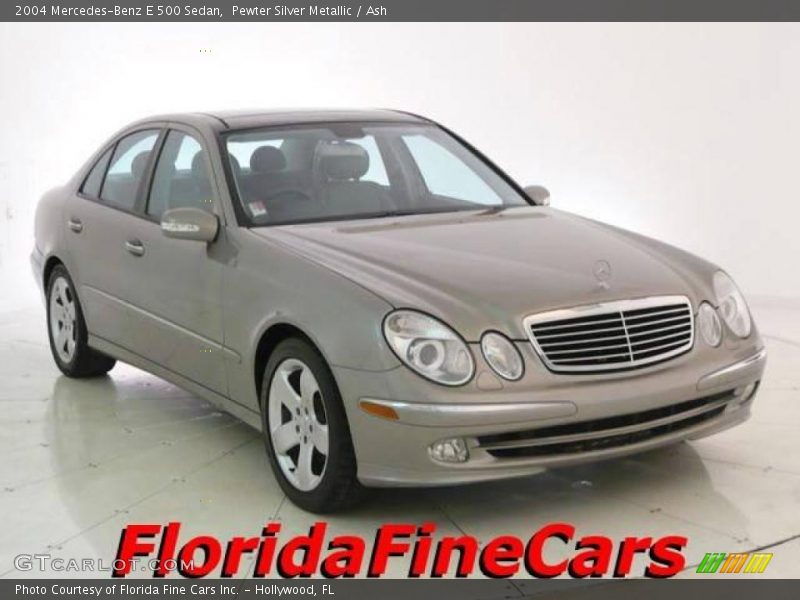 Pewter Silver Metallic / Ash 2004 Mercedes-Benz E 500 Sedan