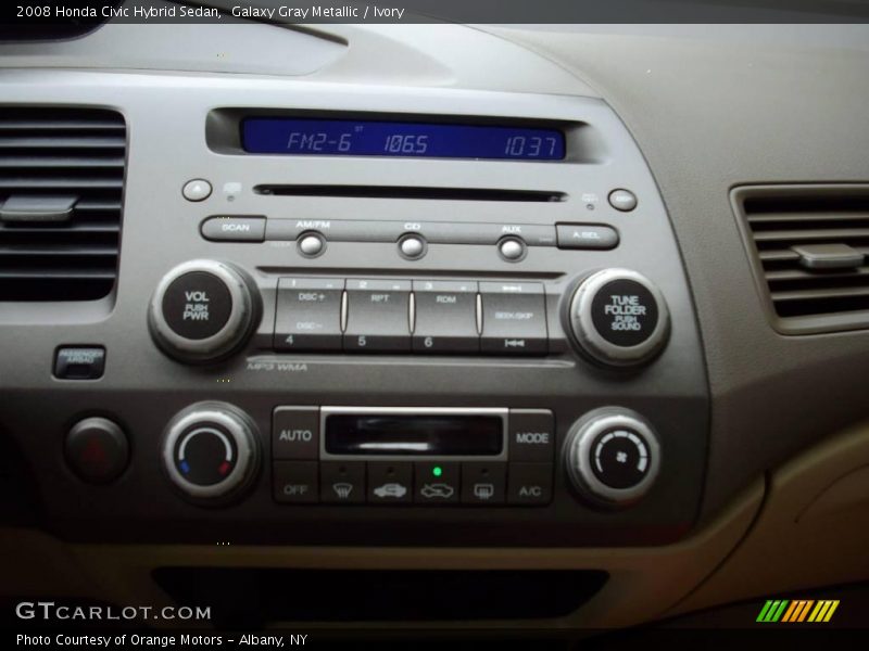 Galaxy Gray Metallic / Ivory 2008 Honda Civic Hybrid Sedan