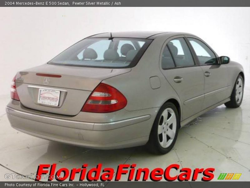 Pewter Silver Metallic / Ash 2004 Mercedes-Benz E 500 Sedan